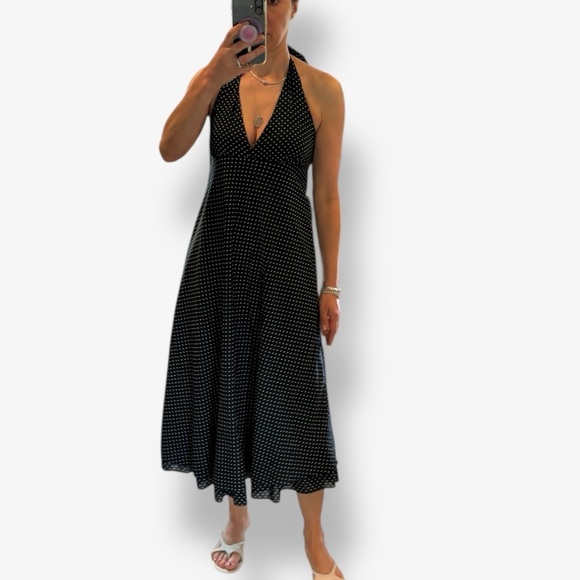 GAP Vintage Polkadot Halter Dress - Picture 2 of 11